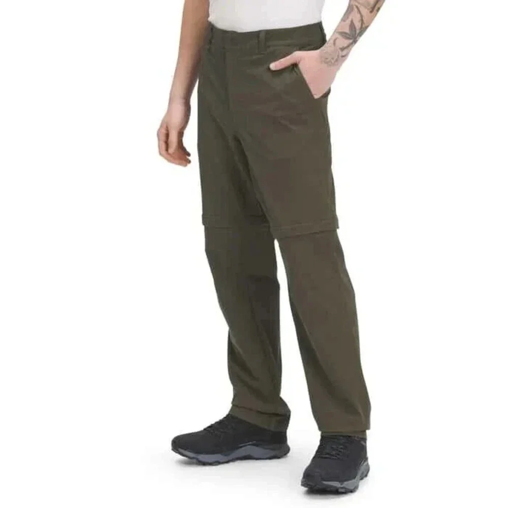 The North Face Paramount Pants Men's Green Stretch Convertible Hiking SGN1476